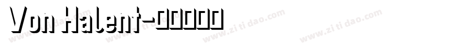 Von Halent字体转换